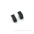 Conector de cabeçalho feminino de 2,54 mm